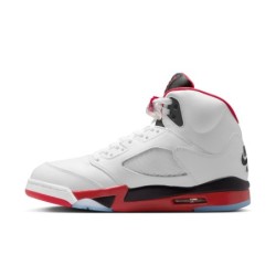 Air Jordan 5 Retro 'Red Suède' - Tige en Suède Rouge Sensuelle