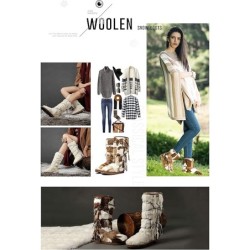 Bottes UGG Look Épuré avec Ligne Sobres